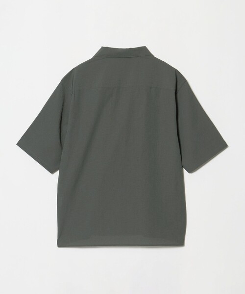 green label relaxing(グリーンレーベルリラクシング)の「ボイル メッシュ オープンカラー 半袖 シャツ -吸水速乾-(シャツ/ブラウス・メンズ・ダークグレー/モカ/ネイビー・M/L/XL/S)」の19枚目の写真