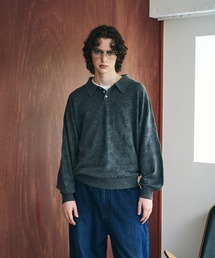 Elanque（エランク）の「Sheep Embroidery Knit Polo / ヒツジ柄編みニットポロ（ニット/セーター）」
