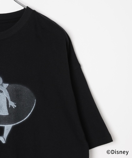 PAGEBOY(ページボーイ)の「Disney【ふしぎの国のアリス】ルーズT(Tシャツ/カットソー・レディース・オフホワイト/ブラック/チャコールグレー・FREE)」の13枚目の写真