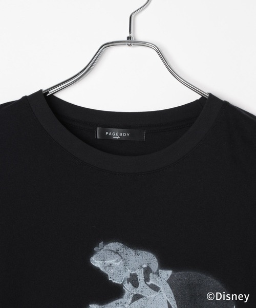 PAGEBOY(ページボーイ)の「Disney【ふしぎの国のアリス】ルーズT(Tシャツ/カットソー・レディース・オフホワイト/ブラック/チャコールグレー・FREE)」の15枚目の写真