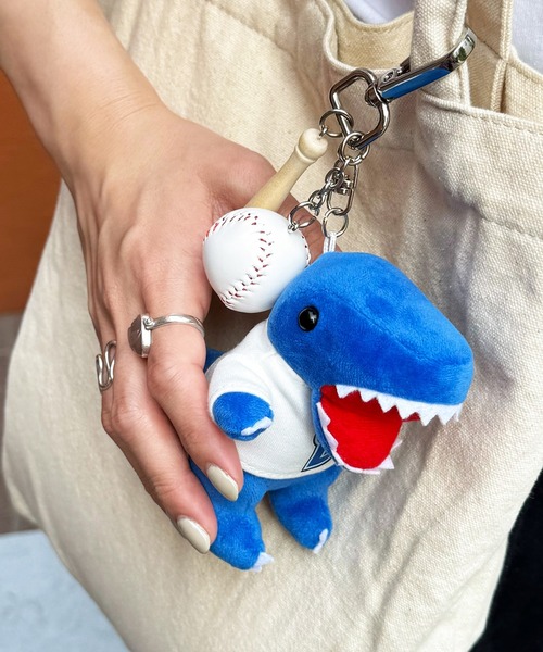 DOUBLE NAME(ダブルネーム)の「【横浜DeNAベイスターズ】 m:rexぬいぐるみキーホルダー(キーホルダー・レディース・ブルー・FREE)」の4枚目の写真