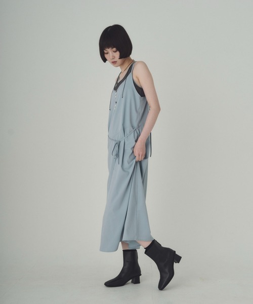 SOYEN（ソイエン）の「ヘンリーキャミワンピース（ワンピース・レディース・ブルー/ベージュ/ブラック・F）」の15枚目の写真