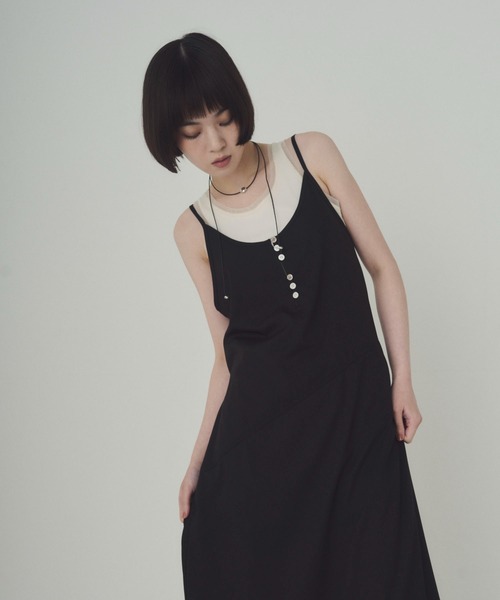 SOYEN（ソイエン）の「ヘンリーキャミワンピース（ワンピース・レディース・ブルー/ベージュ/ブラック・F）」の5枚目の写真