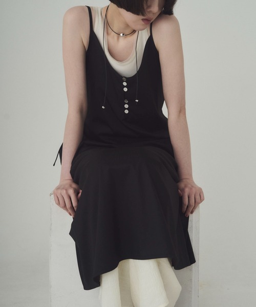 SOYEN（ソイエン）の「ヘンリーキャミワンピース（ワンピース・レディース・ブルー/ベージュ/ブラック・F）」の7枚目の写真