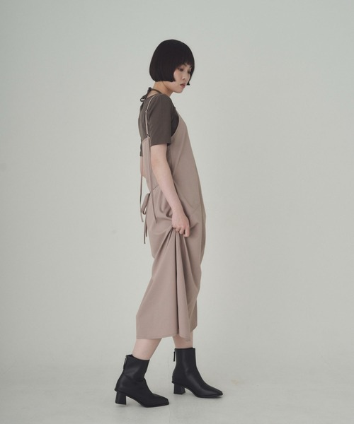SOYEN（ソイエン）の「ヘンリーキャミワンピース（ワンピース・レディース・ブルー/ベージュ/ブラック・F）」の10枚目の写真