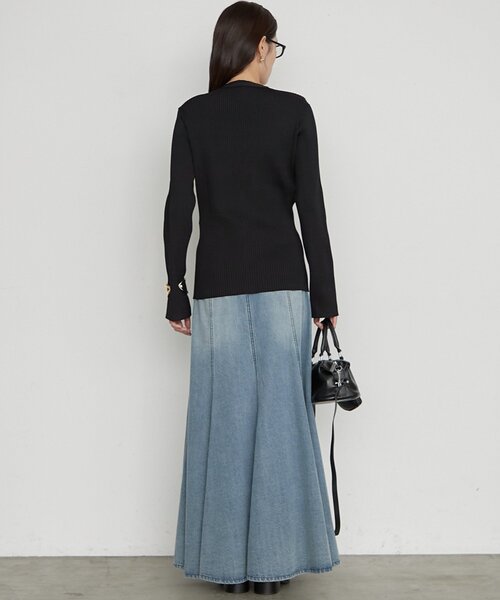 LOUNGEDRESS(ラウンジドレス)の「《品よく着映える》パワショルカーデ 秋服(カーディガン/ボレロ・レディース・オフホワイト/ブラック/ブロンズ・FREE)」の22枚目の写真