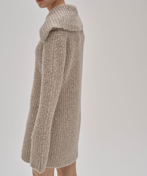 TODAYFUL(トゥデイフル)の「【TODAYFUL/トゥデイフル】Square Collar Cardigan/スクエアカラーカーディガン(カーディガン/ボレロ・レディース・キナリ/グレー・36)」の3枚目の写真