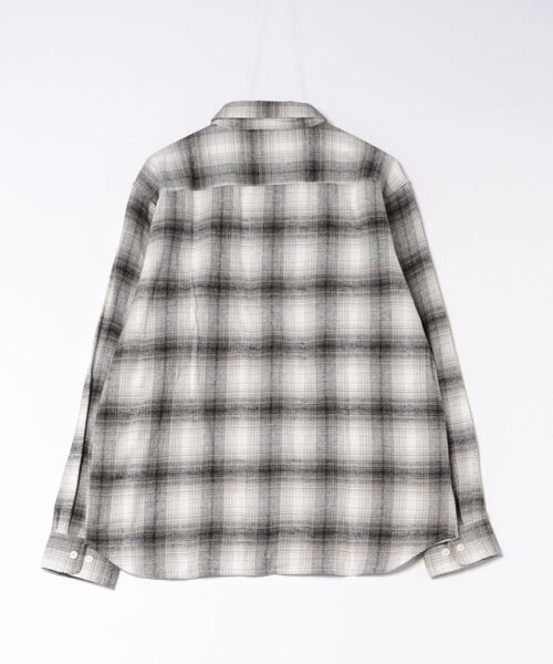 MAGASIN DE MODE Brew(マガジンデモードブリュー)の「【MAGASIN DE MODE Brew】オンブレチェックワークシャツ 6470-1072 MNY(シャツ/ブラウス・メンズ・ブラウン/ホワイト・L/LL)」の13枚目の写真