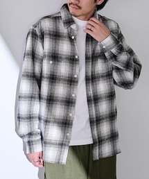【MAGASIN DE MODE Brew】オンブレチェックワークシャツ 6470-1072 MNY