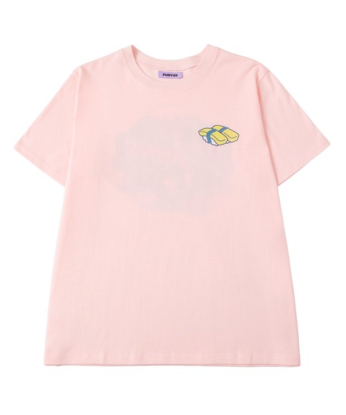 PUNYUS（プニュズ）の「【NEW SIZE】スーベニアＴシャツ（Tシャツ/カットソー・レディース・ホワイト/ピンク/サックスブルー・1/2/3/4/5）」の14枚目の写真