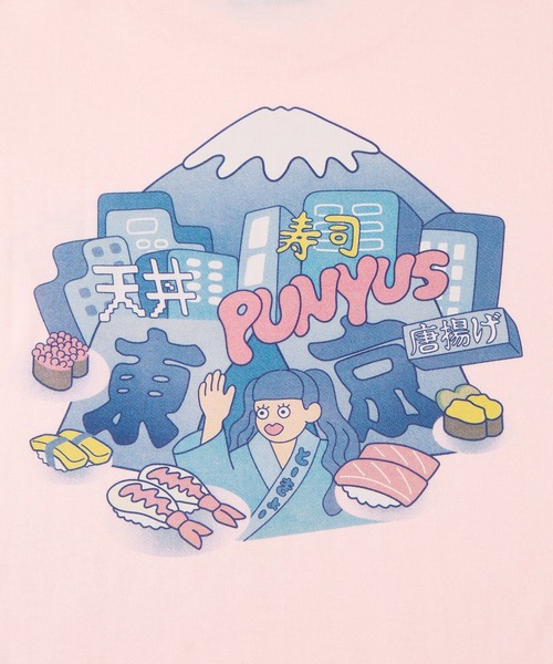 PUNYUS（プニュズ）の「【NEW SIZE】スーベニアＴシャツ（Tシャツ/カットソー・レディース・ホワイト/ピンク/サックスブルー・1/2/3/4/5）」の21枚目の写真