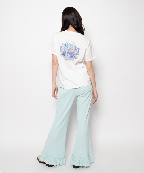 PUNYUS（プニュズ）の「【NEW SIZE】スーベニアＴシャツ（Tシャツ/カットソー・レディース・ホワイト/ピンク/サックスブルー・1/2/3/4/5）」の5枚目の写真