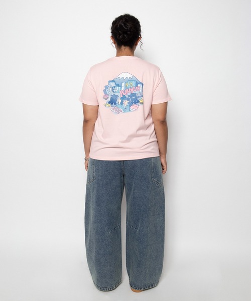PUNYUS（プニュズ）の「【NEW SIZE】スーベニアＴシャツ（Tシャツ/カットソー・レディース・ホワイト/ピンク/サックスブルー・1/2/3/4/5）」の13枚目の写真