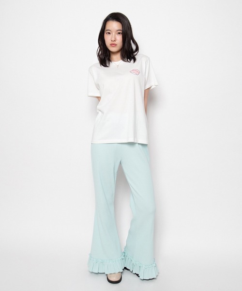 PUNYUS（プニュズ）の「【NEW SIZE】スーベニアＴシャツ（Tシャツ/カットソー・レディース・ホワイト/ピンク/サックスブルー・1/2/3/4/5）」の8枚目の写真