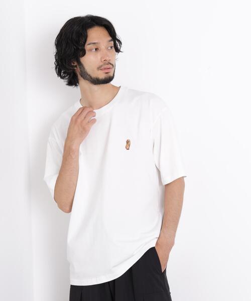 NANO universe(ナノユニバース)の「ナノベアTシャツ 半袖 フードスタンド(Tシャツ/カットソー・メンズ・その他1/その他4/その他2/その他3・L/S/M)」の1枚目の写真