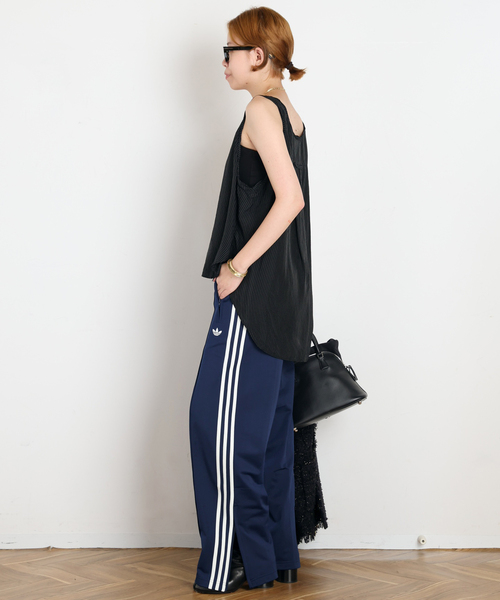 ARCHIVE STANCE(アーカイブスタンス)の「【ARCHIVE STANCE/アーカイブスタンス】washed stripe cupro tank(タンクトップ・レディース・ブラック・FREE)」の5枚目の写真