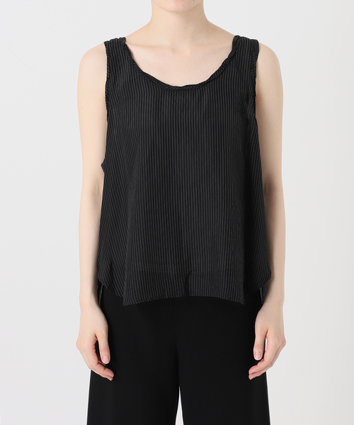 ARCHIVE STANCE(アーカイブスタンス)の「【ARCHIVE STANCE/アーカイブスタンス】washed stripe cupro tank(タンクトップ・レディース・ブラック・FREE)」の10枚目の写真