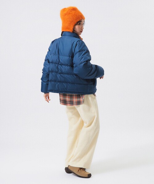 BEAMS BOY（ビームスボーイ）の「リバーシブル ダウン ジャケット（ダウンジャケット/コート・レディース・ネイビー/グリーン・2/1）」の10枚目の写真