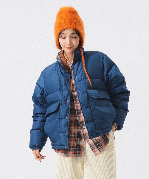 BEAMS BOY（ビームスボーイ）の「リバーシブル ダウン ジャケット（ダウンジャケット/コート・レディース・ネイビー/グリーン・2/1）」の11枚目の写真