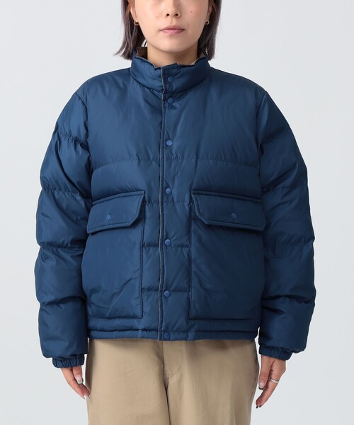 BEAMS BOY（ビームスボーイ）の「リバーシブル ダウン ジャケット（ダウンジャケット/コート・レディース・ネイビー/グリーン・2/1）」の12枚目の写真
