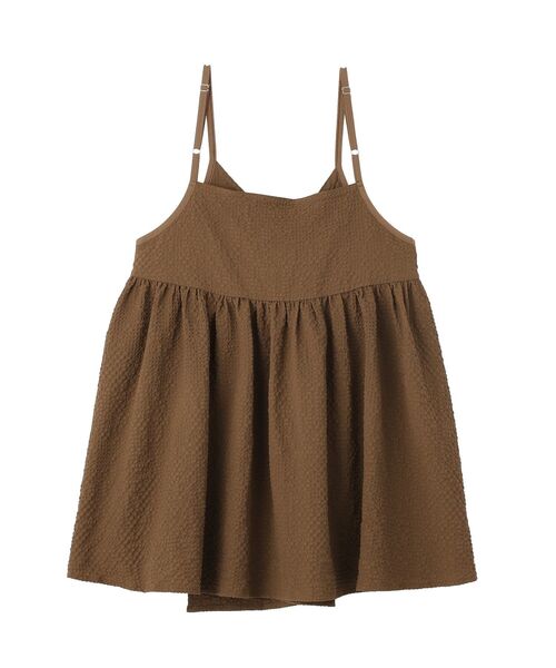 AMERICAN HOLIC(アメリカンホリック)の「【WEB限定】前後2WAYキャミソールチュニック【UVカット・イージーケア】(ベスト・レディース・ブラック/ブラウン・FREE)」の10枚目の写真