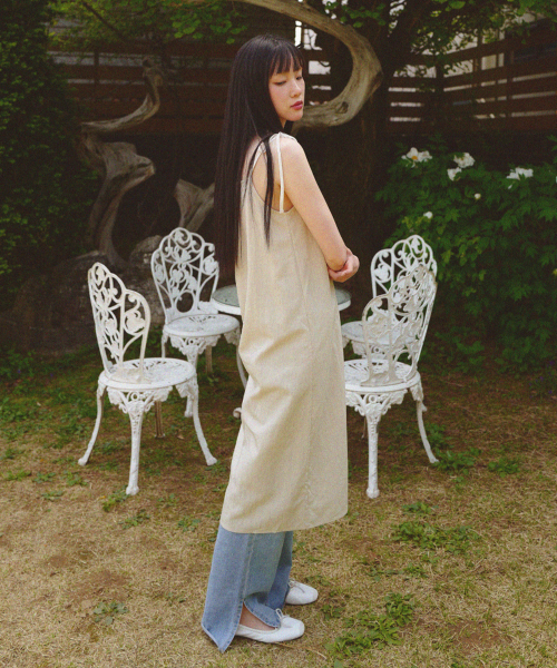 MOUI（モウイ）の「Dear stich ops (BEIGE)（ワンピース・レディース・その他・FREE）」の4枚目の写真