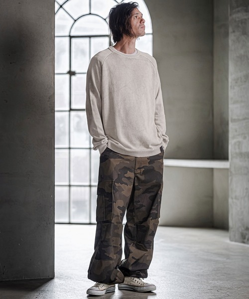 CAMBIO(カンビオ)の「mn3294-Faded Wash Knit Pullover ニットプルオーバー(PF-262-014)(ニット/セーター・メンズ・ブラック/ブルー/マスタード/グレイッシュベージュ・M/L)」の16枚目の写真