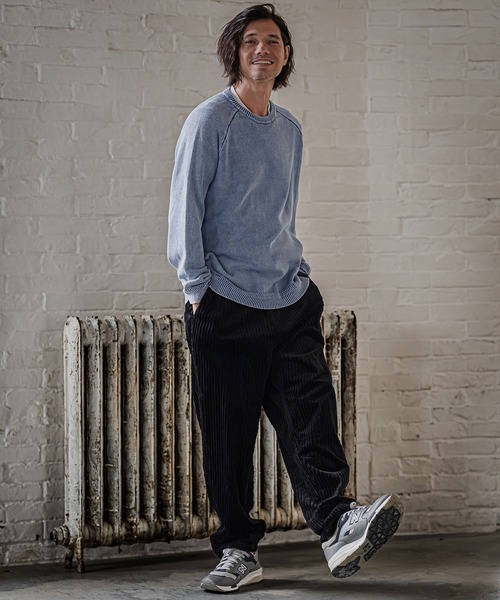 CAMBIO(カンビオ)の「mn3294-Faded Wash Knit Pullover ニットプルオーバー(PF-262-014)(ニット/セーター・メンズ・ブラック/ブルー/マスタード/グレイッシュベージュ・M/L)」の19枚目の写真