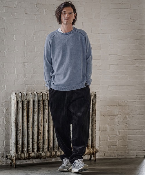 CAMBIO(カンビオ)の「mn3294-Faded Wash Knit Pullover ニットプルオーバー(PF-262-014)(ニット/セーター・メンズ・ブラック/ブルー/マスタード/グレイッシュベージュ・M/L)」の20枚目の写真