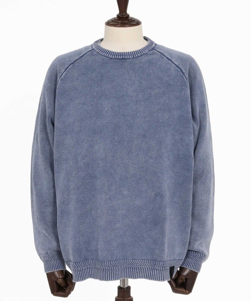CAMBIO(カンビオ)の「mn3294-Faded Wash Knit Pullover ニットプルオーバー(PF-262-014)(ニット/セーター・メンズ・ブラック/ブルー/マスタード/グレイッシュベージュ・M/L)」の21枚目の写真