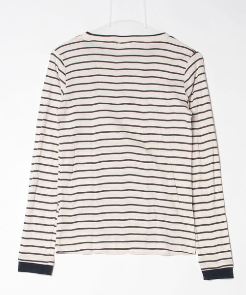MILLER（ミラー）の「"02"≪Robert P. Miller≫パックT パネルリブ レイヤード 長袖 Tシャツ（Tシャツ/カットソー・レディース・グレー/ブラック/ホワイト系1/ネイビー系1・FREE）」の5枚目の写真