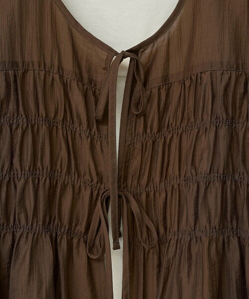 coen（コーエン）の「【秋カラー新登場◎/セットアイテム】シアーシャーリングシャツカーデセット（シャツ/ブラウス・レディース・ブラウン/ダークグレー/ライトブルー/ナチュラル・L/M）」の21枚目の写真