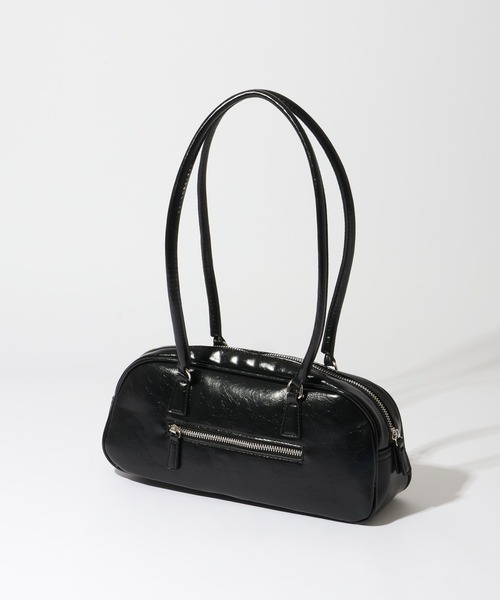 MUCENT(ムセント)の「【MUCENT/ムセント】ROMA CRACK KEYRING BOWLING BAG/ローマ クラック キーリング ボウリング バッグ(ショルダーバッグ・レディース・シルバー/アイボリー/ブラック・FREE)」の7枚目の写真