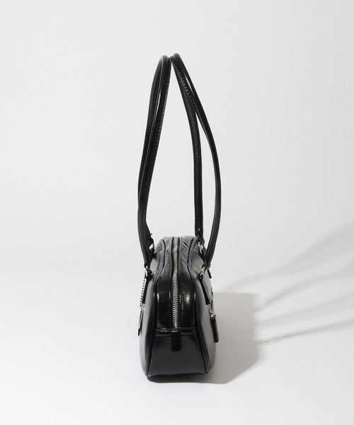 MUCENT(ムセント)の「【MUCENT/ムセント】ROMA CRACK KEYRING BOWLING BAG/ローマ クラック キーリング ボウリング バッグ(ショルダーバッグ・レディース・シルバー/アイボリー/ブラック・FREE)」の10枚目の写真