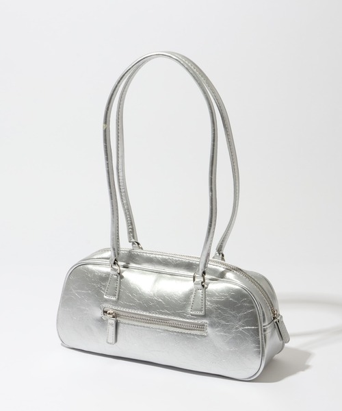 MUCENT(ムセント)の「【MUCENT/ムセント】ROMA CRACK KEYRING BOWLING BAG/ローマ クラック キーリング ボウリング バッグ(ショルダーバッグ・レディース・シルバー/アイボリー/ブラック・FREE)」の9枚目の写真