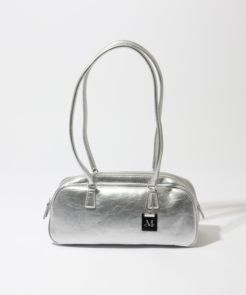 MUCENT(ムセント)の「【MUCENT/ムセント】ROMA CRACK KEYRING BOWLING BAG/ローマ クラック キーリング ボウリング バッグ(ショルダーバッグ・レディース・シルバー/アイボリー/ブラック・FREE)」の8枚目の写真