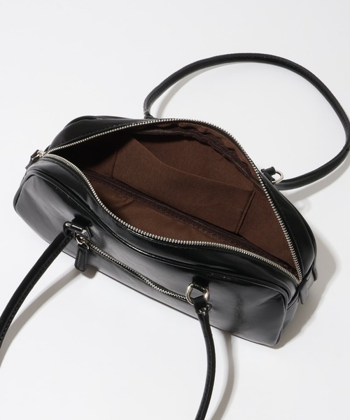 MUCENT(ムセント)の「【MUCENT/ムセント】ROMA CRACK KEYRING BOWLING BAG/ローマ クラック キーリング ボウリング バッグ(ショルダーバッグ・レディース・シルバー/アイボリー/ブラック・FREE)」の15枚目の写真