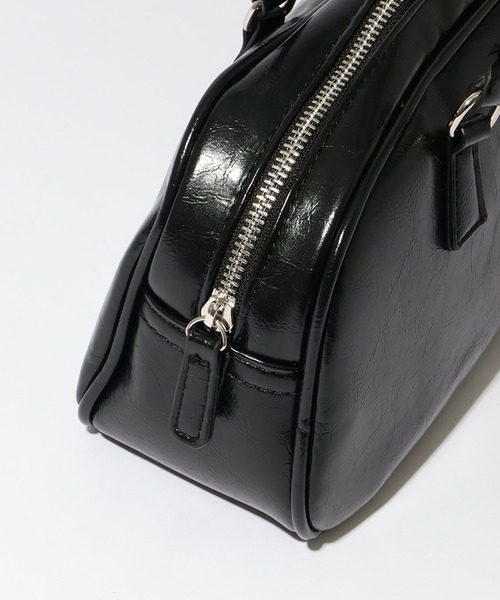 MUCENT(ムセント)の「【MUCENT/ムセント】ROMA CRACK KEYRING BOWLING BAG/ローマ クラック キーリング ボウリング バッグ(ショルダーバッグ・レディース・シルバー/アイボリー/ブラック・FREE)」の13枚目の写真