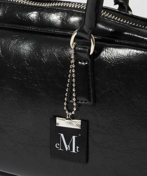 MUCENT(ムセント)の「【MUCENT/ムセント】ROMA CRACK KEYRING BOWLING BAG/ローマ クラック キーリング ボウリング バッグ(ショルダーバッグ・レディース・シルバー/アイボリー/ブラック・FREE)」の14枚目の写真