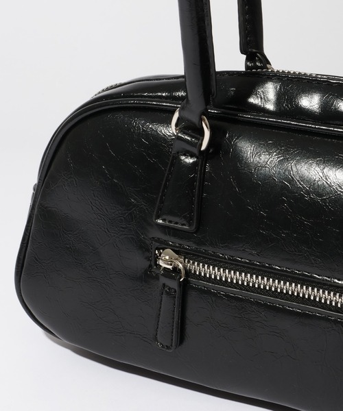 MUCENT(ムセント)の「【MUCENT/ムセント】ROMA CRACK KEYRING BOWLING BAG/ローマ クラック キーリング ボウリング バッグ(ショルダーバッグ・レディース・シルバー/アイボリー/ブラック・FREE)」の12枚目の写真