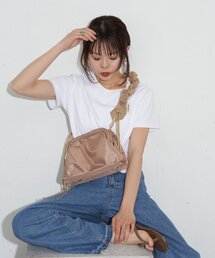 :【KAIRI企画】新色登場!撥水ナイロン多収納がま口ショルダーバッグ