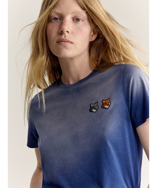 DOUBLE FOX HEAD FADED REGULAR TEE-SHIRT