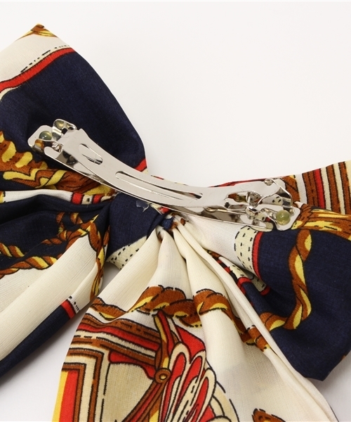 Chico（チコ）の「リボンバレッタ（その他ヘアアクセサリー・レディース・ネイビー・FREE）」の4枚目の写真