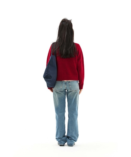 EMIS(イミス)の「LOGO OXFORD SHOULDER BAG(ショルダーバッグ・レディース・ブラウン/バーガンディー/ネイビー・FREE)」の8枚目の写真