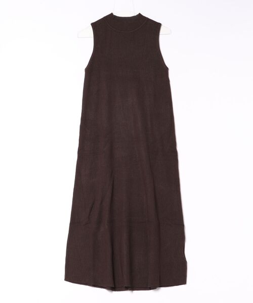 MAGASIN DE MODE Chou Chou(マガジンデモードシュシュ)の「【MAGASIN DE MODE Chou Chou】モックネックノースリーブニットワンピース SNF(ワンピース・レディース・ブラウン/ブラック/アイボリー・FREE)」の3枚目の写真