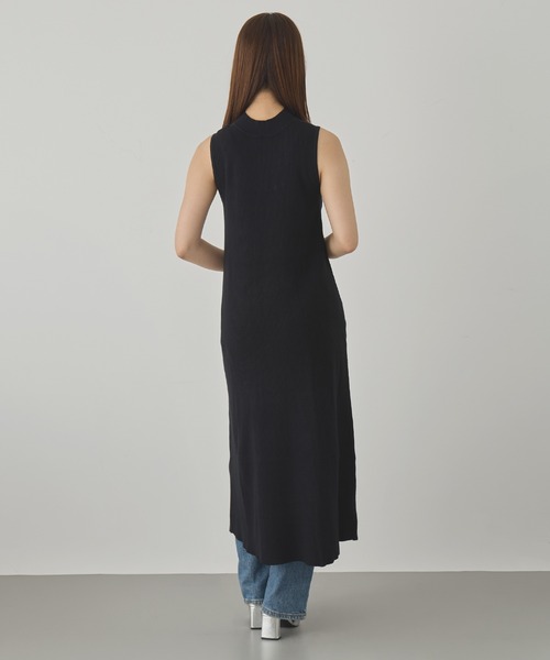 MAGASIN DE MODE Chou Chou(マガジンデモードシュシュ)の「【MAGASIN DE MODE Chou Chou】モックネックノースリーブニットワンピース SNF(ワンピース・レディース・ブラウン/ブラック/アイボリー・FREE)」の5枚目の写真