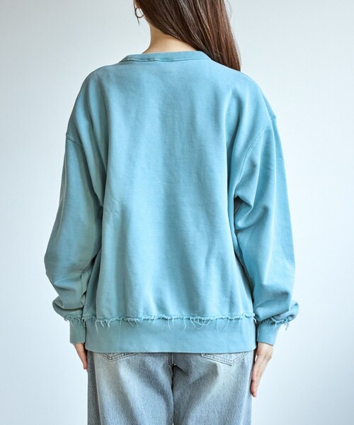 ROPE' PICNIC（ロペピクニック）の「【Champion/チャンピオン】ピグメント裏毛クルーネックスウェット（スウェット・レディース・サックスブルー・FREE）」の14枚目の写真