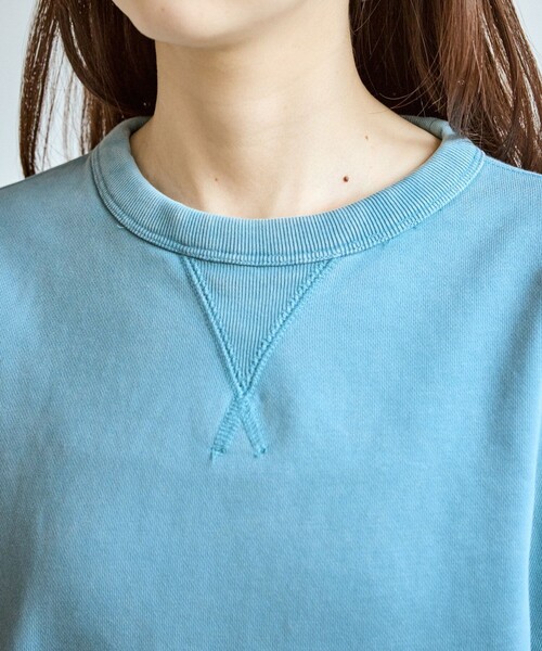 ROPE' PICNIC（ロペピクニック）の「【Champion/チャンピオン】ピグメント裏毛クルーネックスウェット（スウェット・レディース・サックスブルー・FREE）」の15枚目の写真