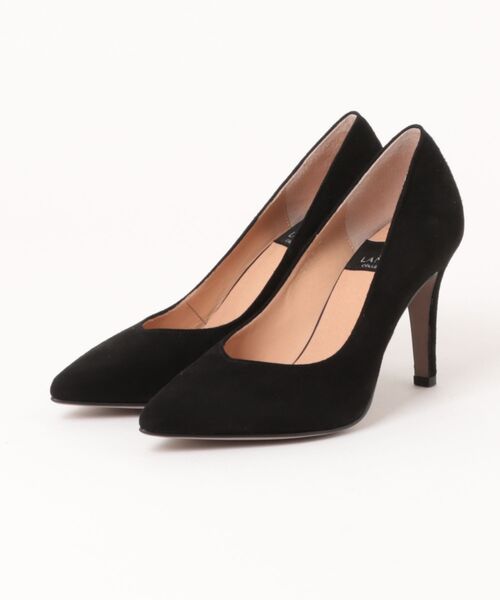 LANVIN collection(ランバン コレクション)の「ポインテッドトゥVカットパンプス(パンプス・レディース・サンドベージュ/ブラック/ブラック系その他・22.5cm/23.0cm/23.5cm/24.5cm/24.0cm/22.0cm)」の2枚目の写真