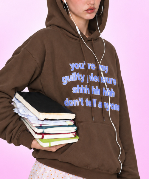 LOTSYOU(ロッツユー)の「LOTSYOU_Dont tell anyone Hoodie Brown(Tシャツ/カットソー・レディース・その他・OS)」の5枚目の写真